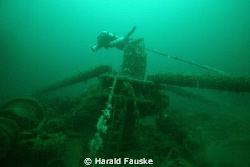 available light picture of one the loading winches on the... by Harald Fauske 
